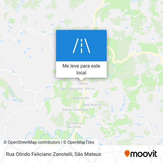 Rua Olindo Feliciano Zanotelli mapa