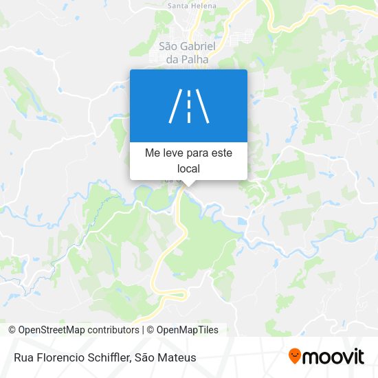 Rua Florencio Schiffler mapa