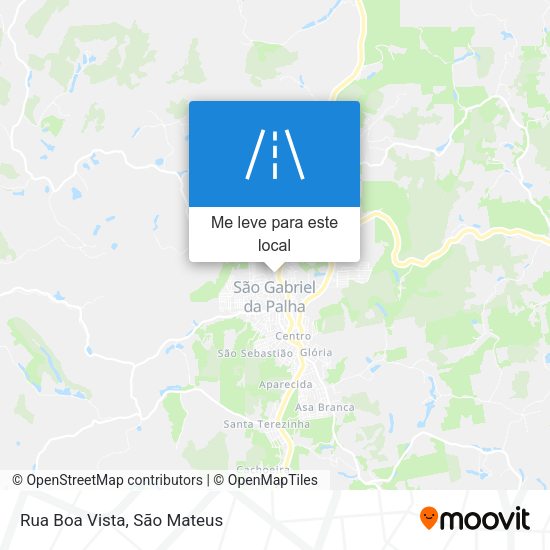 Rua Boa Vista mapa