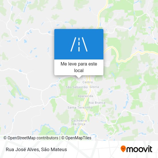 Rua José Alves mapa