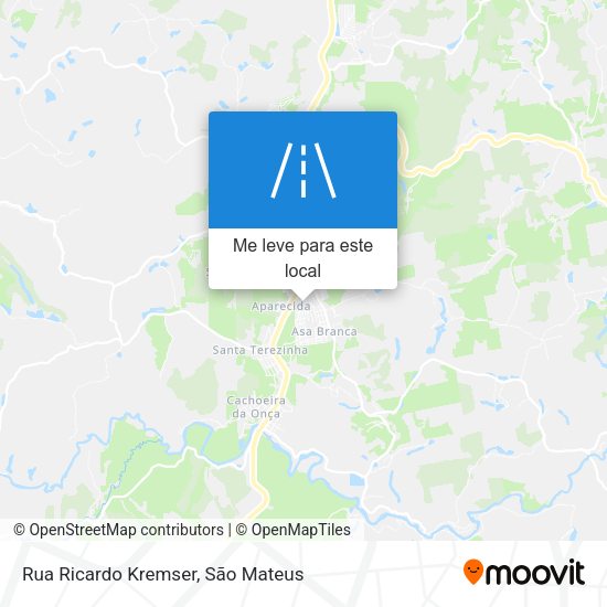 Rua Ricardo Kremser mapa