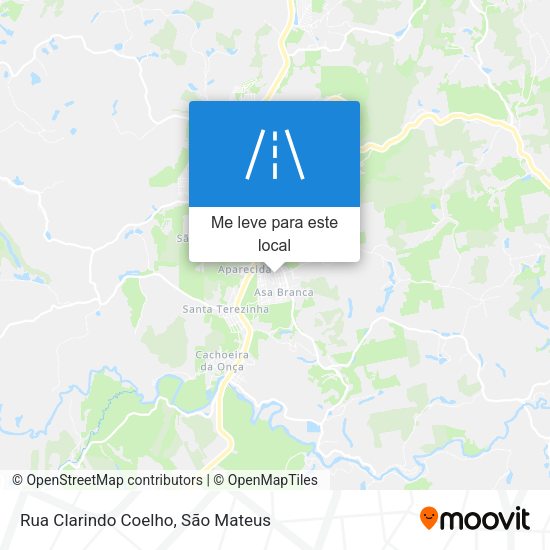 Rua Clarindo Coelho mapa