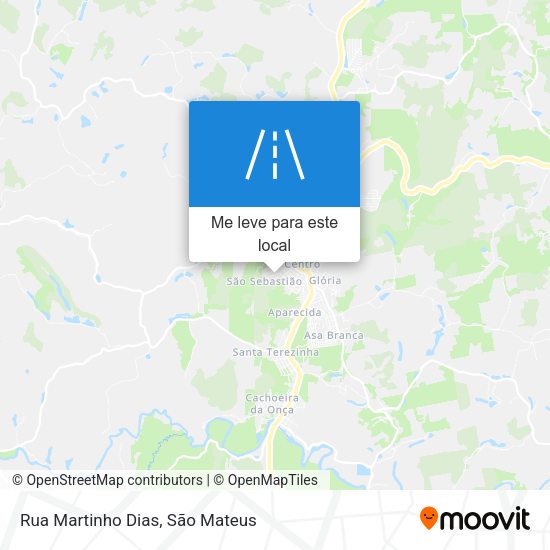 Rua Martinho Dias mapa