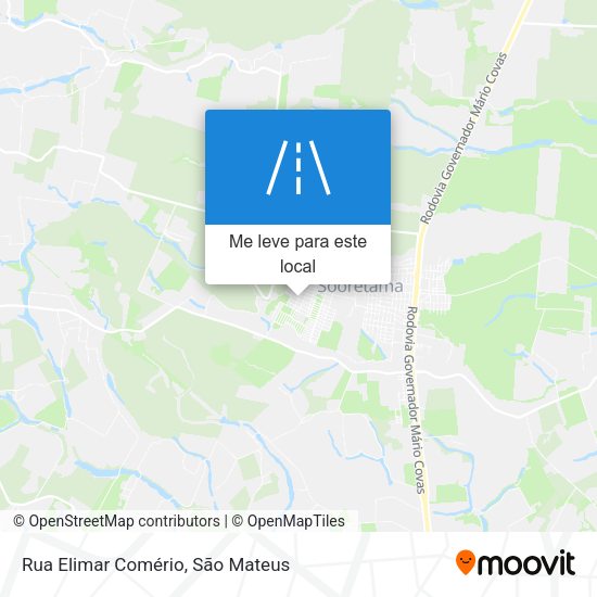Rua Elimar Comério mapa