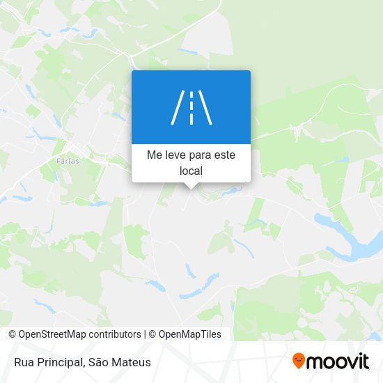 Rua Principal mapa
