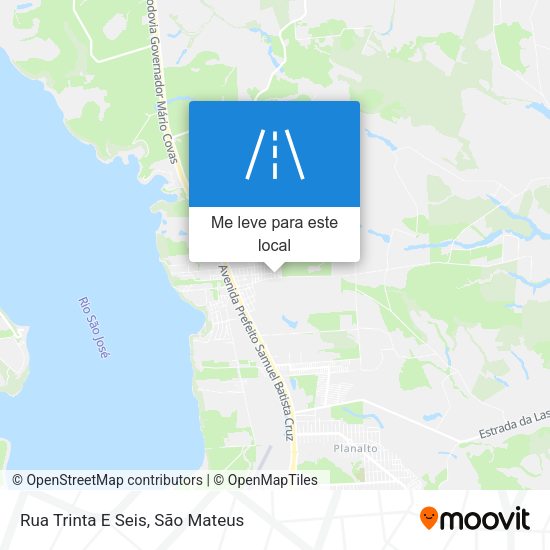 Rua Trinta E Seis mapa