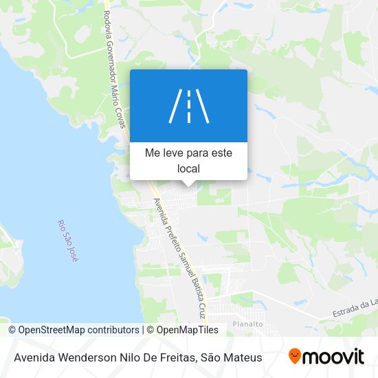 Avenida Wenderson Nilo De Freitas mapa