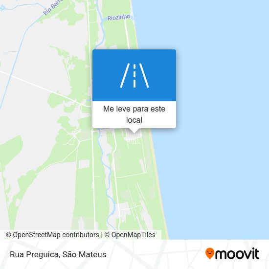 Rua Preguica mapa