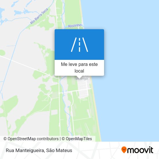 Rua Manteigueira mapa