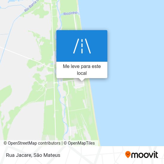 Rua Jacare mapa