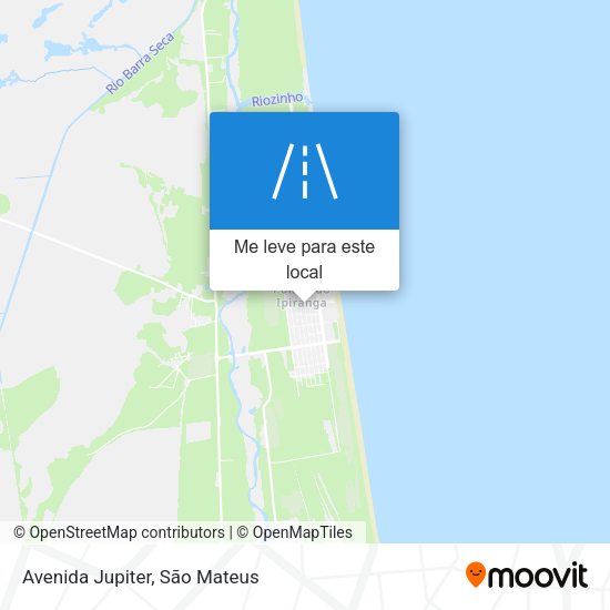 Avenida Jupiter mapa