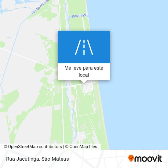 Rua Jacutinga mapa