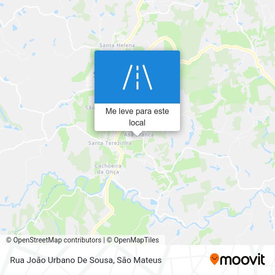 Rua João Urbano De Sousa mapa