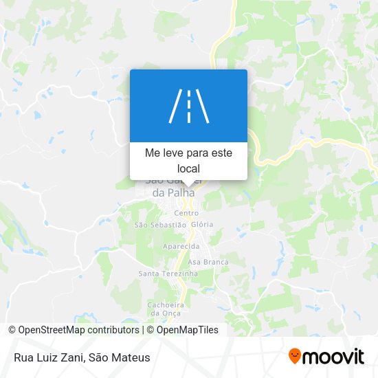 Rua Luiz Zani mapa