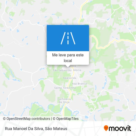 Rua Manoel Da Silva mapa