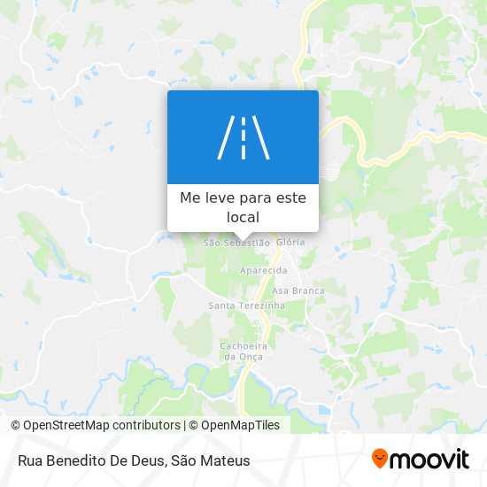 Rua Benedito De Deus mapa