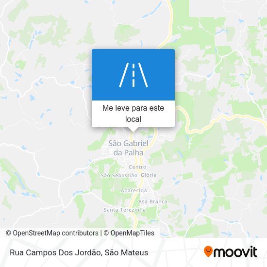Rua Campos Dos Jordão mapa
