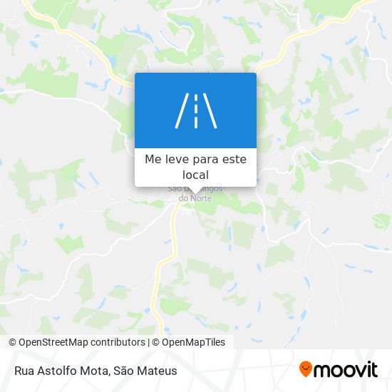 Rua Astolfo Mota mapa