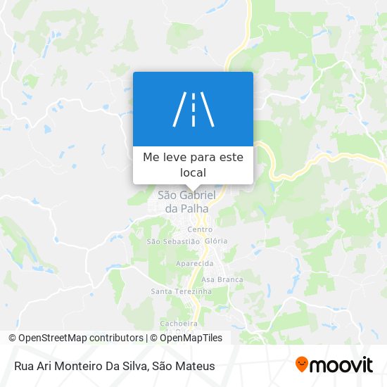 Rua Ari Monteiro Da Silva mapa