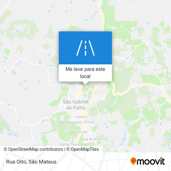 Rua Oito mapa