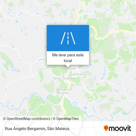 Rua Ângelo Bergamin mapa
