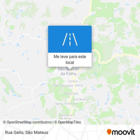 Rua Gelio mapa