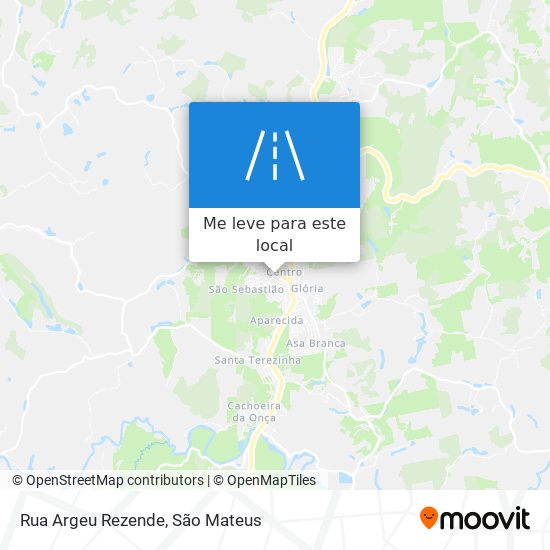 Rua Argeu Rezende mapa