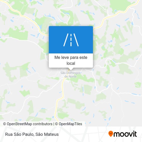 Rua São Paulo mapa