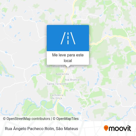 Rua Ângelo Pacheco Rolin mapa