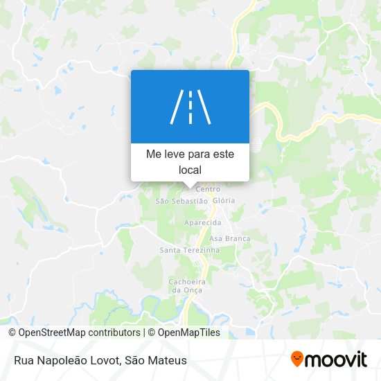 Rua Napoleão Lovot mapa