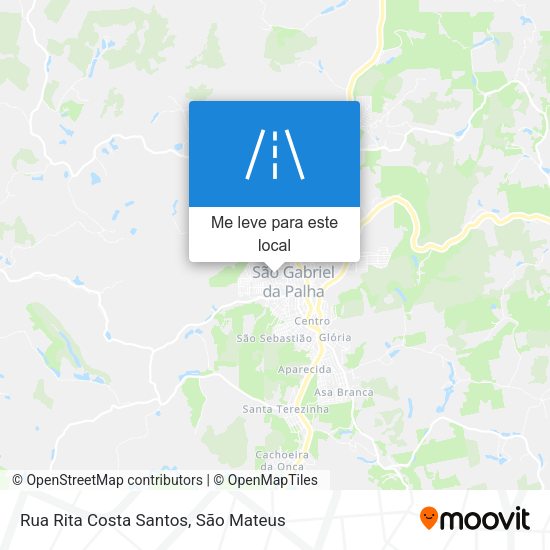 Rua Rita Costa Santos mapa