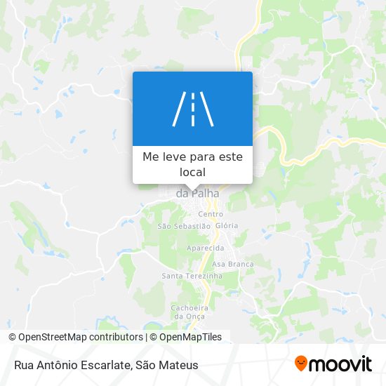 Rua Antônio Escarlate mapa