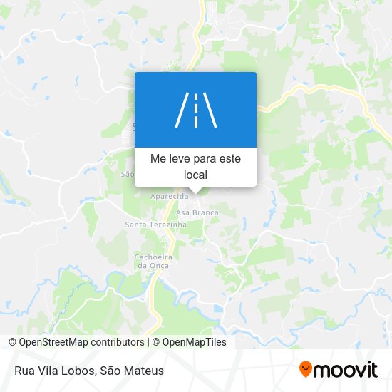 Rua Vila Lobos mapa