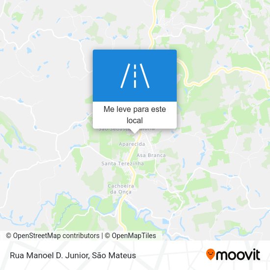 Rua Manoel D. Junior mapa