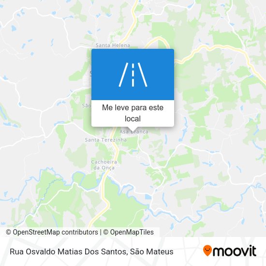 Rua Osvaldo Matias Dos Santos mapa