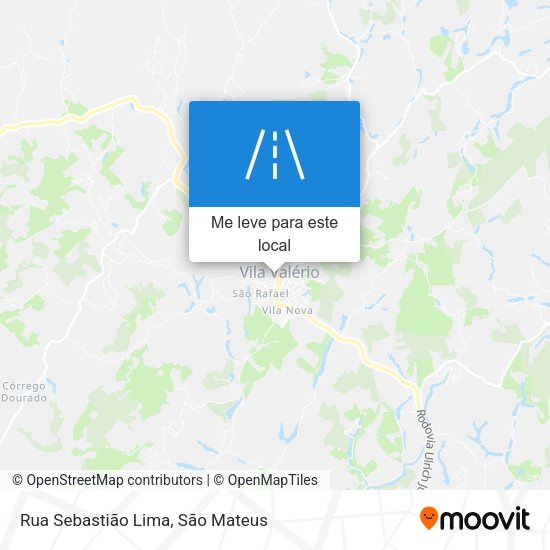 Rua Sebastião Lima mapa