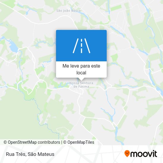 Rua Três mapa