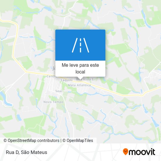 Rua D mapa