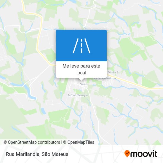 Rua Marilandia mapa