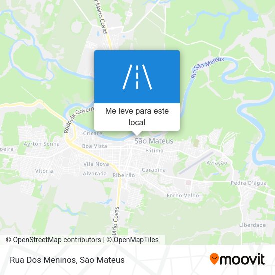 Rua Dos Meninos mapa