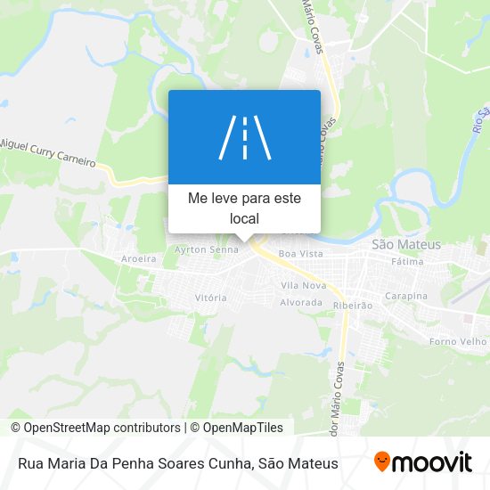 Rua Maria Da Penha Soares Cunha mapa