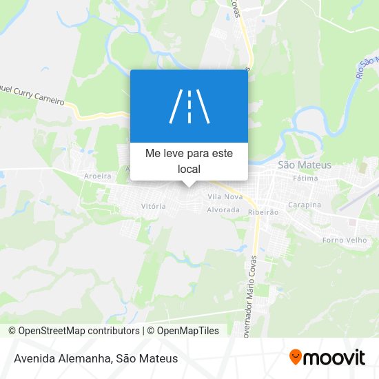 Avenida Alemanha mapa