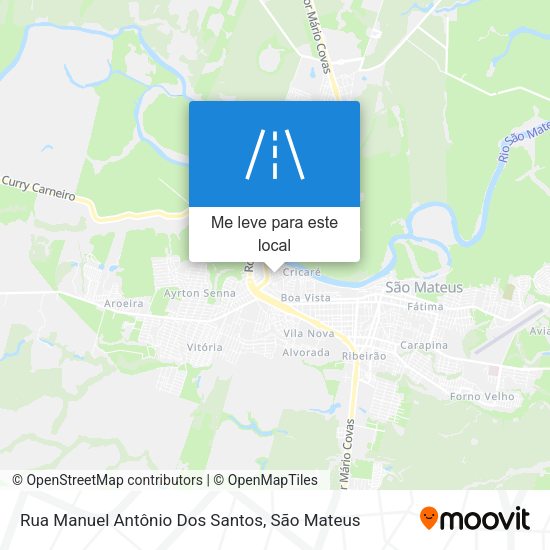 Rua Manuel Antônio Dos Santos mapa