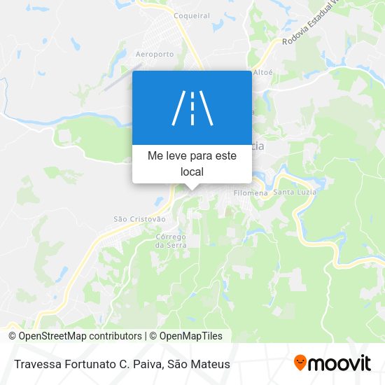 Travessa Fortunato C. Paiva mapa