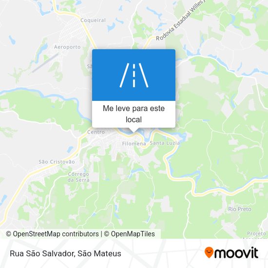 Rua São Salvador mapa