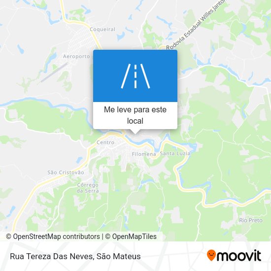 Rua Tereza Das Neves mapa