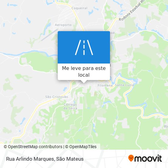 Rua Arlindo Marques mapa