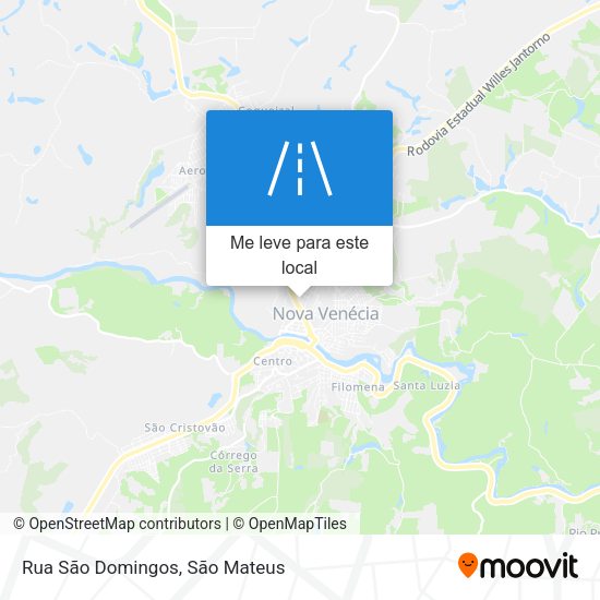 Rua São Domingos mapa