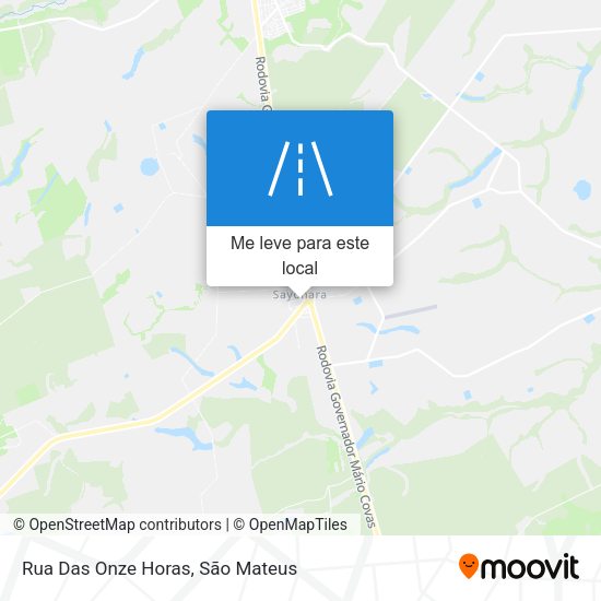 Rua Das Onze Horas mapa