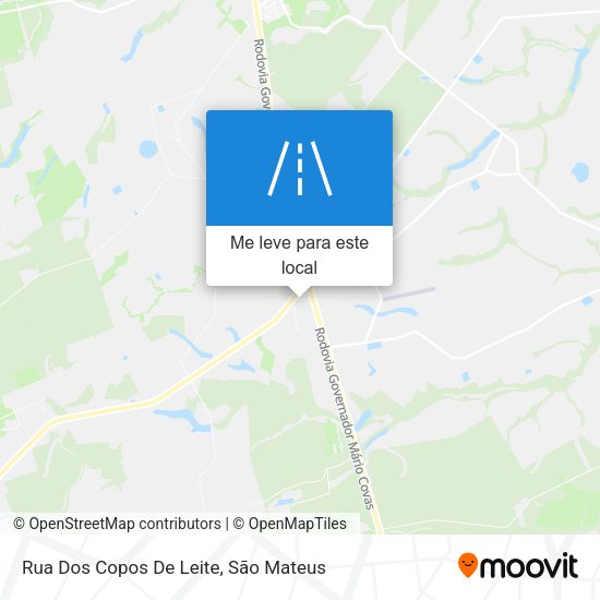 Rua Dos Copos De Leite mapa